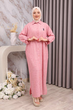 Robe chemise polo