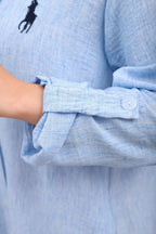Robe chemise polo