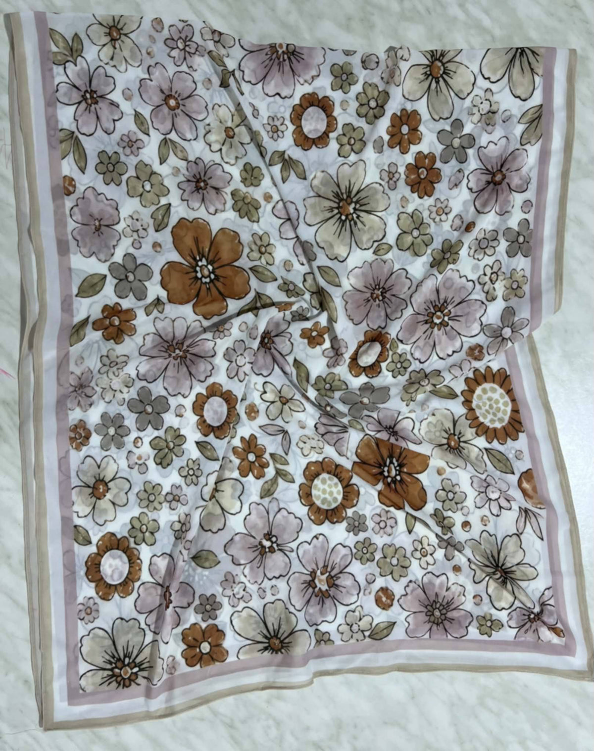 Foulard imprimé