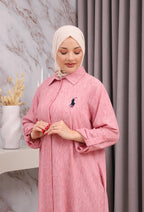 Robe chemise polo