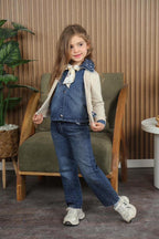 Ensemble Fille 4 Pièces en Jean
