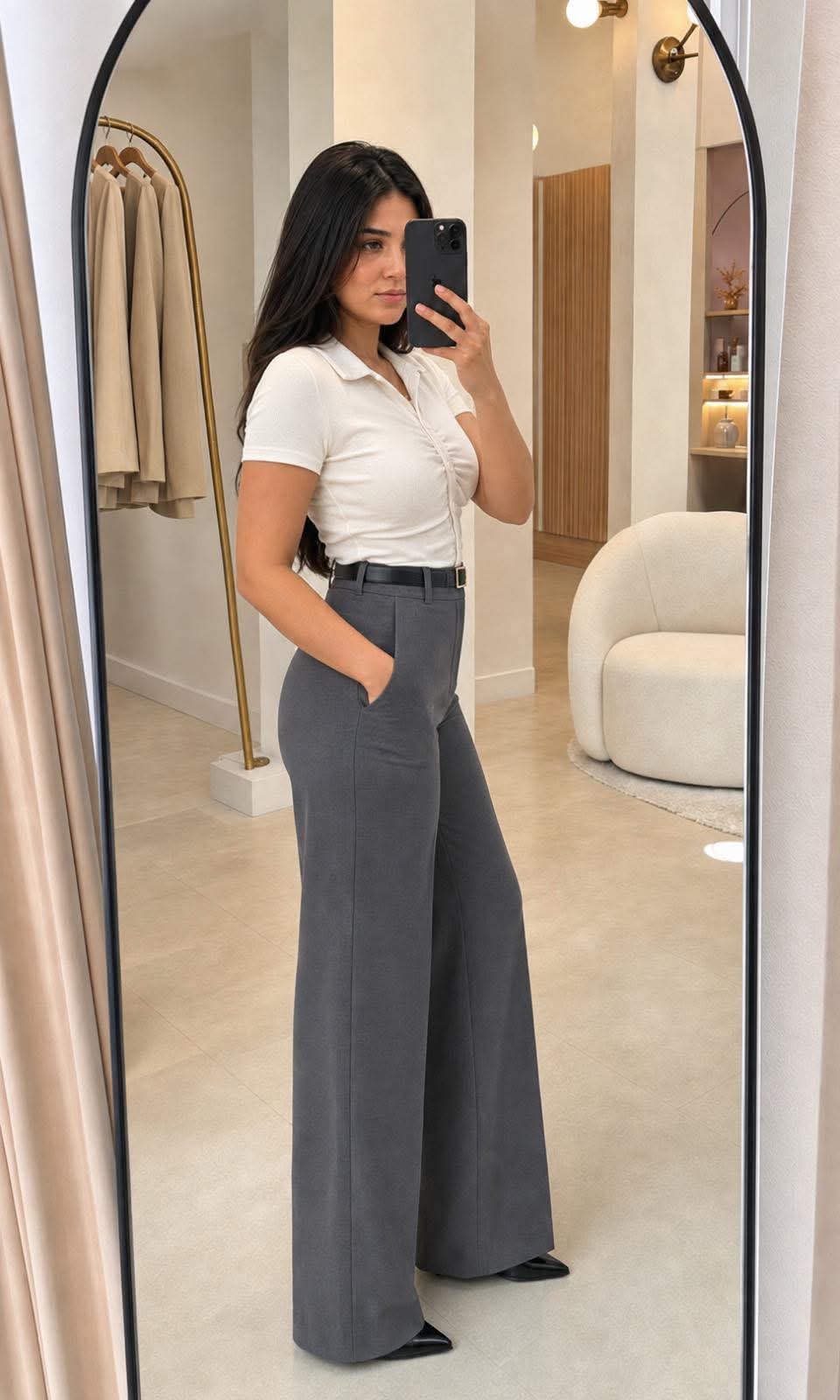 Pantalon avec ceinture♥️❤️
